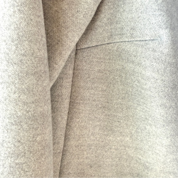 ASOS Petite Gray Slim Hooded Coat with Zip Front | Womens US 4 (Petite) - Picture 9 of 11